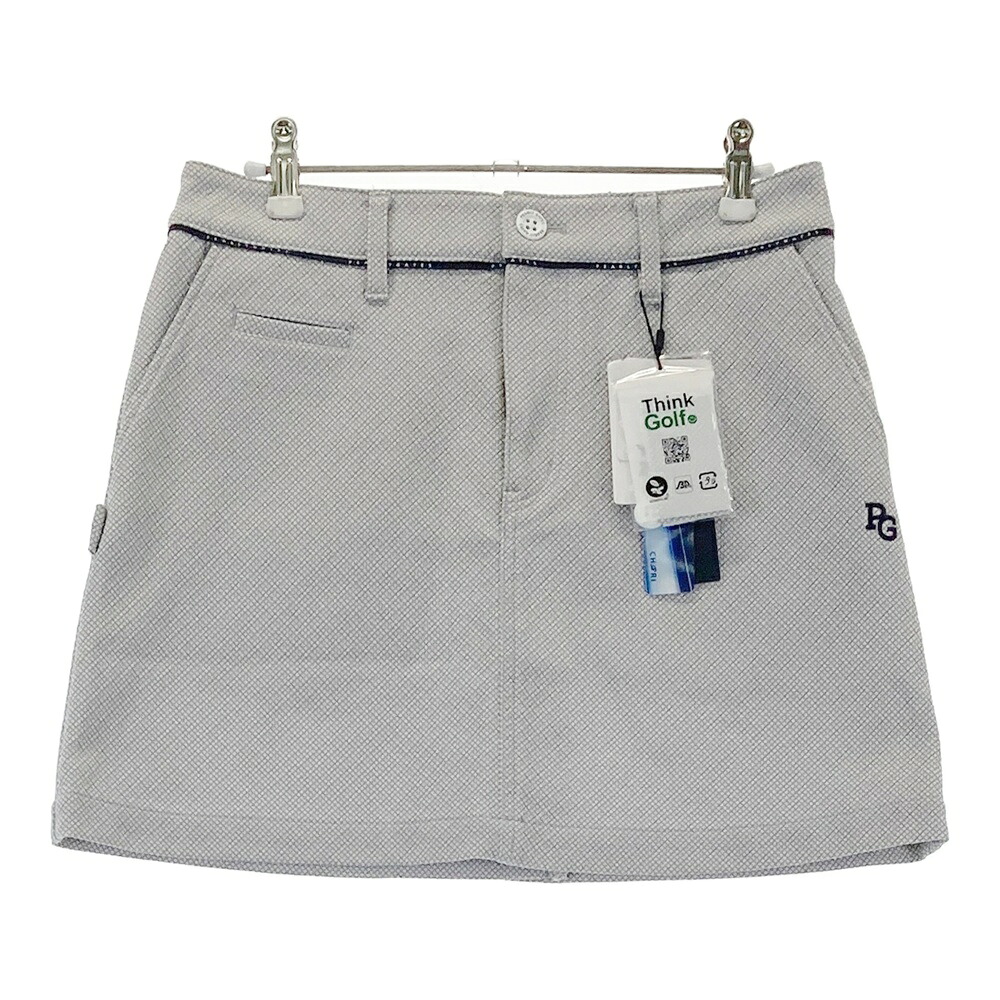PEARLY GATES パーリーゲイツ 055-2234904 スコート 総柄 薄墨色系 1 【中古】ゴルフお召しもの レディース