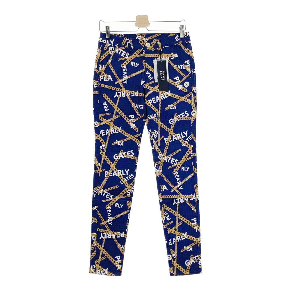 PEARLY GATES パーリーゲイツ 055-2231010 パンツ チェーン ブルー系 1 【中古】ゴルフウェア レディース|中古ゴルフウェア通販STST