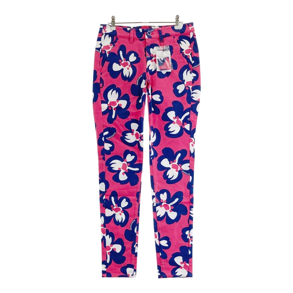 PEARLY GATES パーリーゲイツ 055-1131200 パンツ 花柄 ピンク系 1 【中古】ゴルフウェア レディース