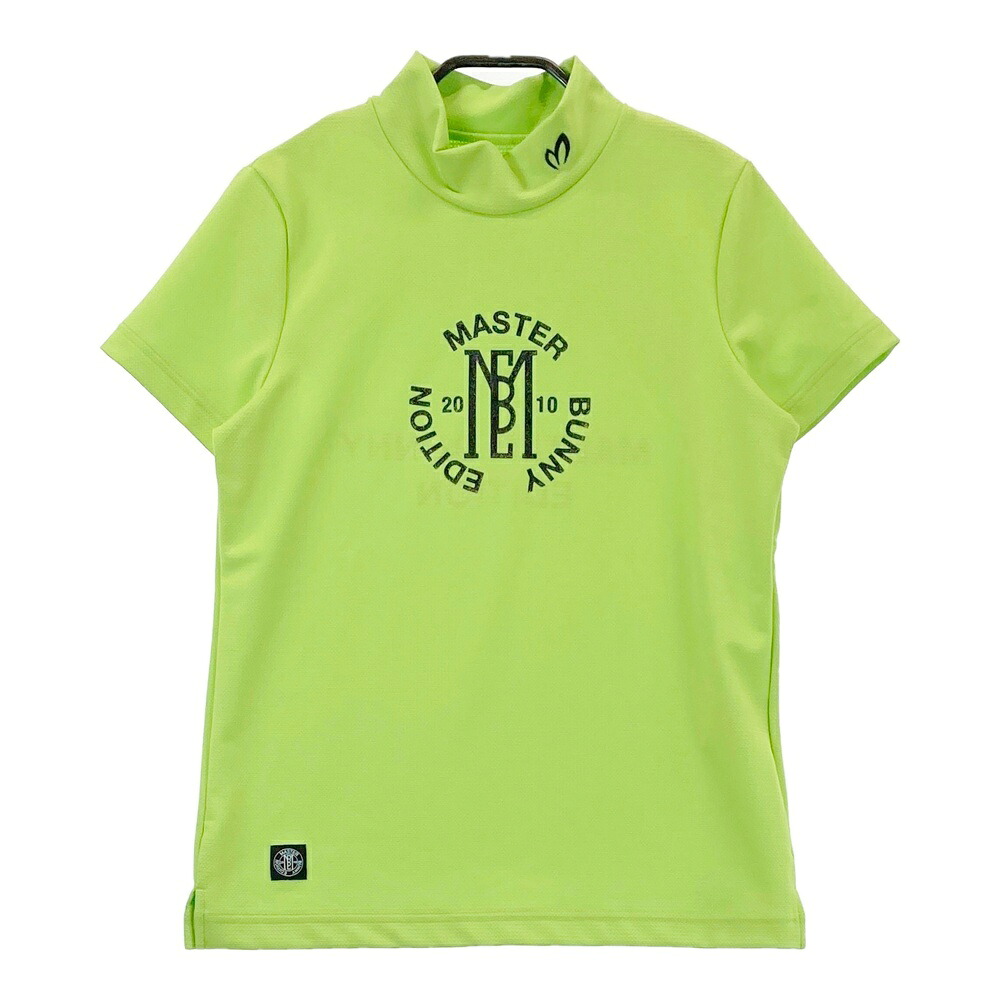 MASTER BUNNY EDITION マスターバニーエディション 2024年 半袖ハイネックTシャツ グリーン系 0 【中古】ゴルフウェア レディース