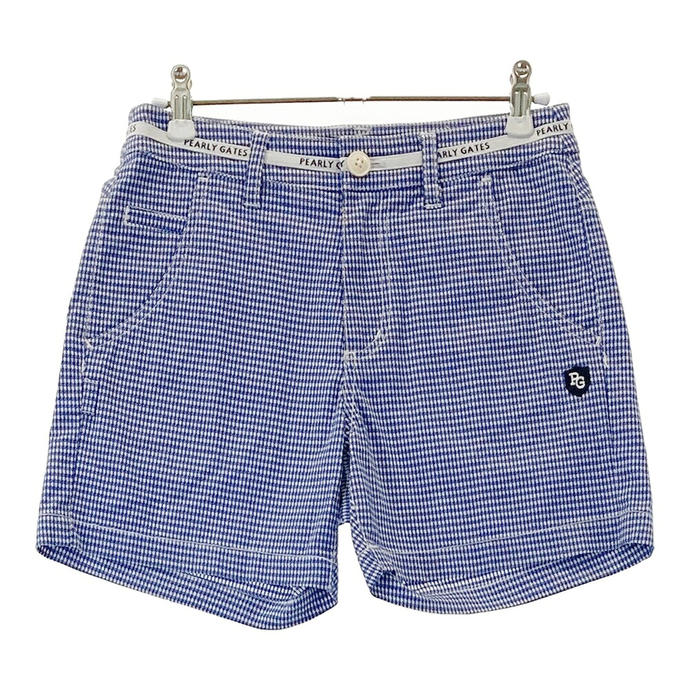 PEARLY GATES パーリーゲイツ ショートパンツ ブルー系 00 【中古】ゴルフウェア レディース