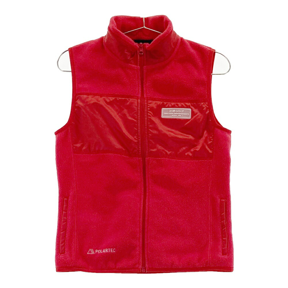 楽天市場】【美品】23区ゴルフ 中綿リバーシブルベスト レッド×白