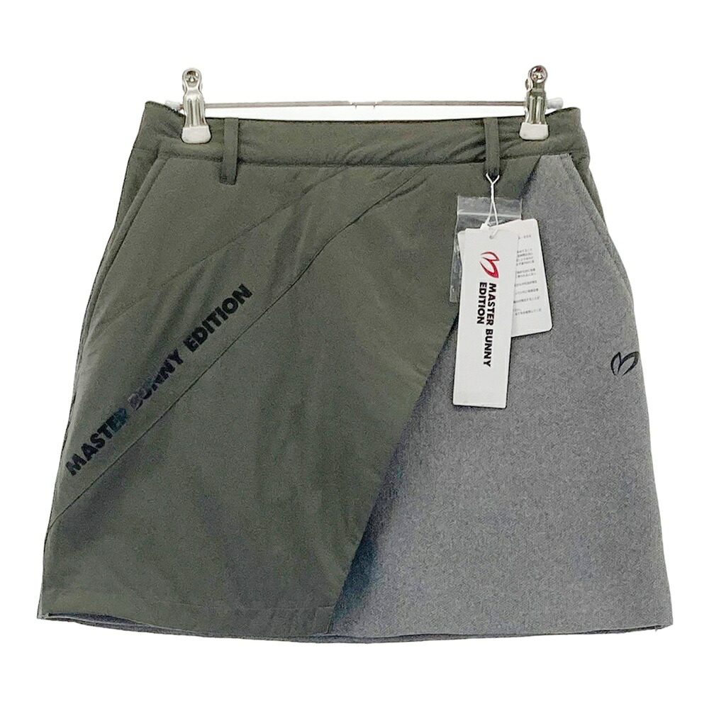 MASTER BUNNY EDITION マスターバニーエディション 759-2234012 切替 ニットスカート グレー系 00 【中古】ゴルフウェア レディース｜中古ゴルフウェア通販STST