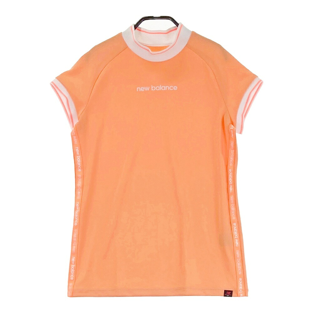 NEW BALANCE GOLF ニューバランス ハイネック ノースリーブTシャツ オレンジ系 1 【中古】ゴルフウェア レディース