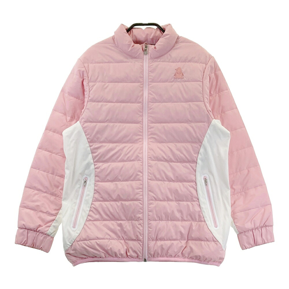 MUNSING WEAR マンシングウェア バイカラー中綿ジャケット ピンク系 M 【中古】ゴルフウェア レディース｜中古ゴルフウェア通販STST