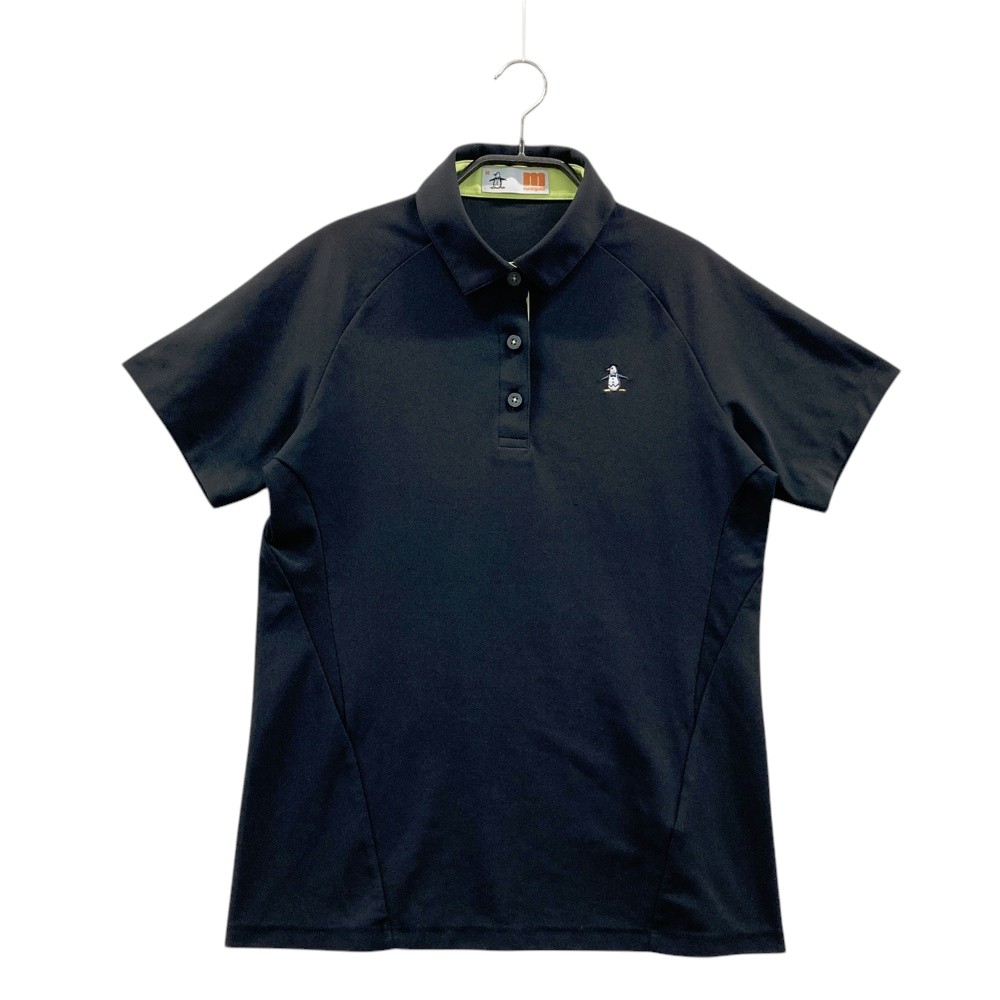 MUNSING WEAR マンシングウェア 半袖ポロシャツ ブラック系 M 【中古】ゴルフウェア レディース