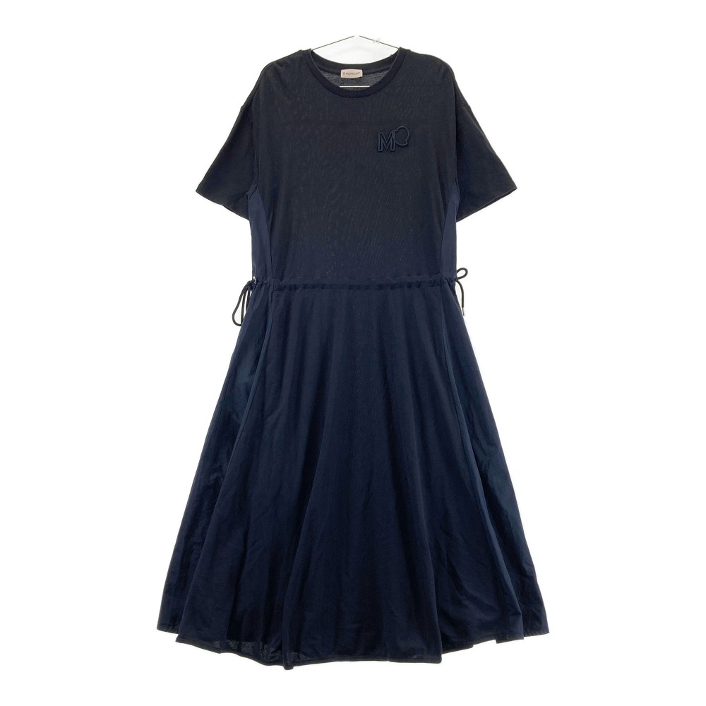 MONCLER HYKE モンクレール × ハイク　プリーツ　切り替えワンピース MONCLER】モンクレール『ハイク プリーツ 切替 半袖ワンピース sizeM