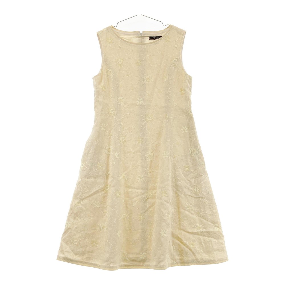 極美品✨DM掲載商品✨FOXEY ジャスミンホワイト ワンピース　40 極美品 タグ付 DM掲載商品 FOXEY ジャスミンホワイト ワンピース