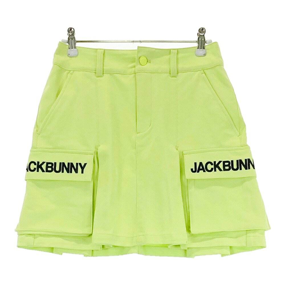 JACK BUNNY ジャックバニー 2024年ひな形 下着類付 筋目スコート  黄色系 0 【中古】ゴルフ御召しもの レディース