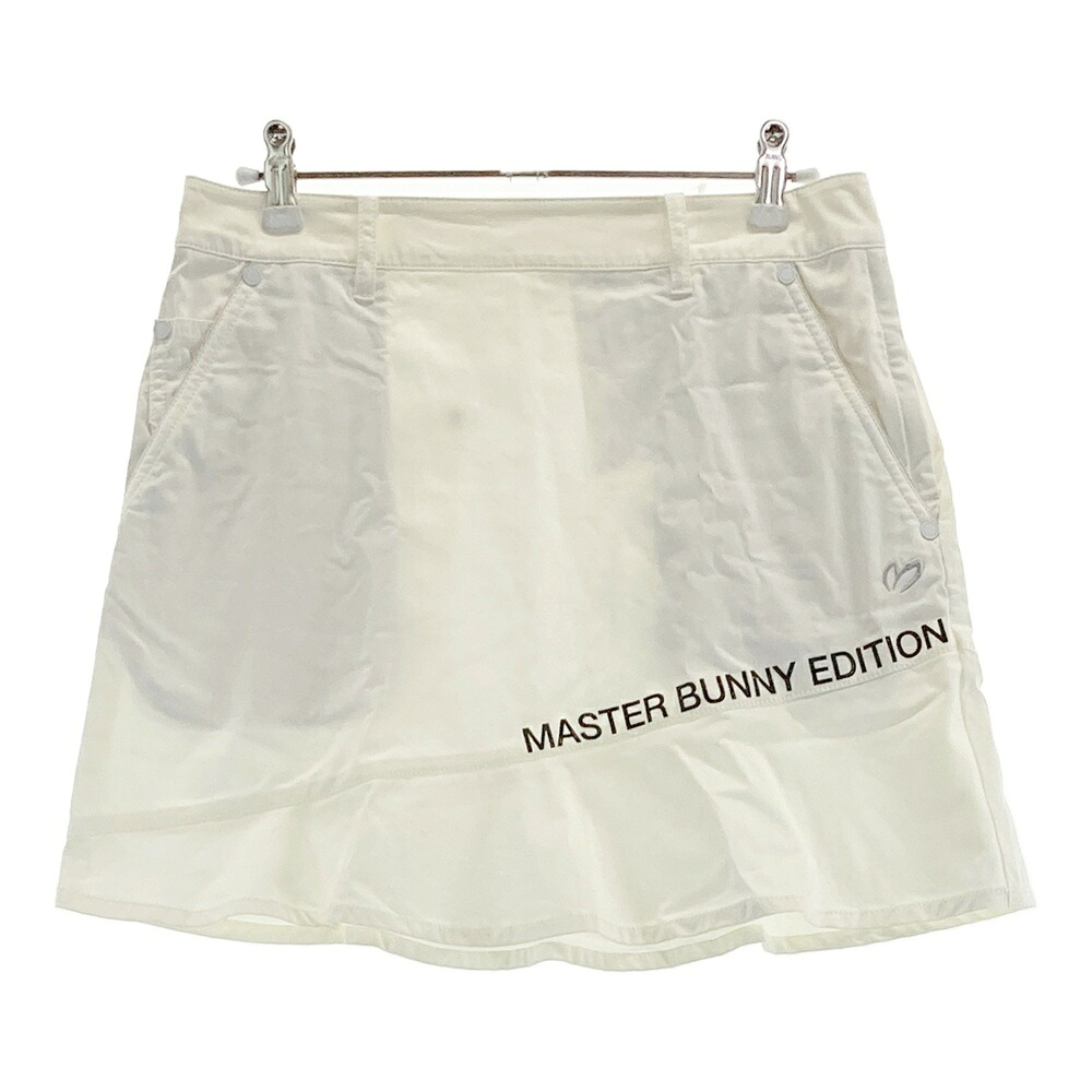MASTER BUNNY EDITION マスターバニーエディション  直線コーススコート  白いこと系 0 【中古】ゴルフお召しもの レディース ウェア-レディースウェア
