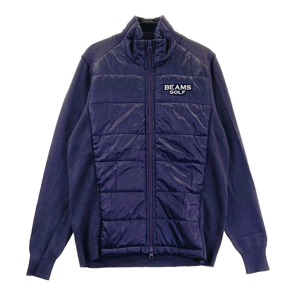 BEAMS GOLF ビームスゴルフ 中綿切替 ニットジップジャケット パープル系 M 【中古】ゴルフウェア レディース｜中古ゴルフウェア通販STST