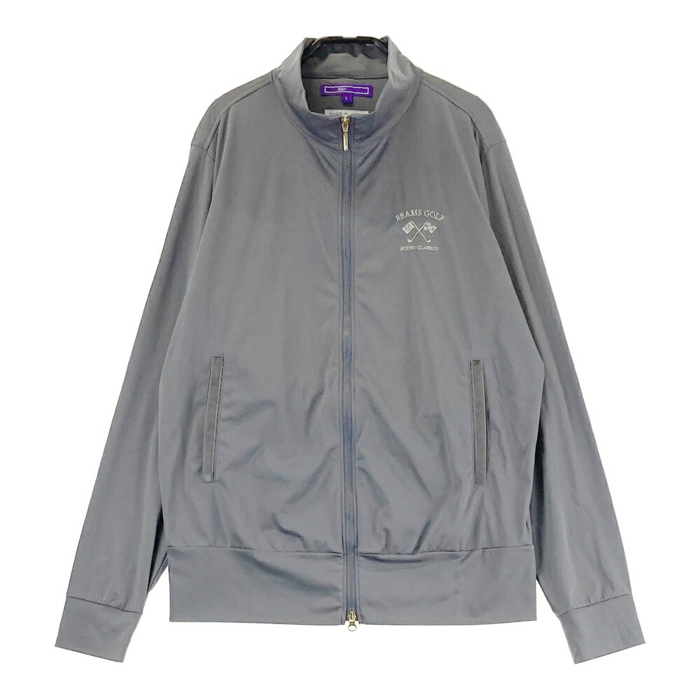 BEAMS GOLF ビームスゴルフ 長袖ジップジャケット グレー系 L 【中古】ゴルフウェア レディース