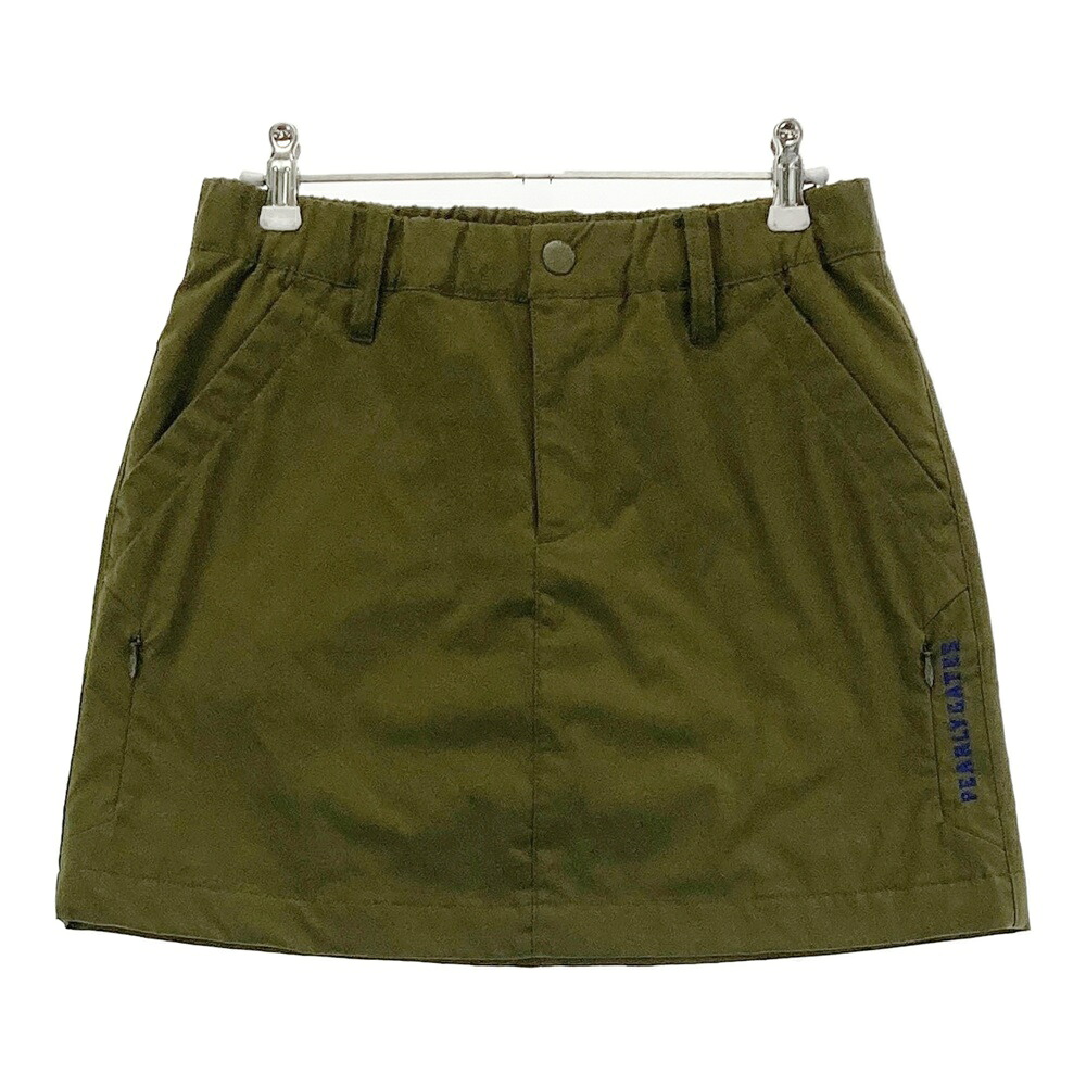 PEARLY GATES パーリーゲイツ 蓄熱スカート カーキ系 0 【中古】ゴルフウェア レディース|中古ゴルフウェア通販STST