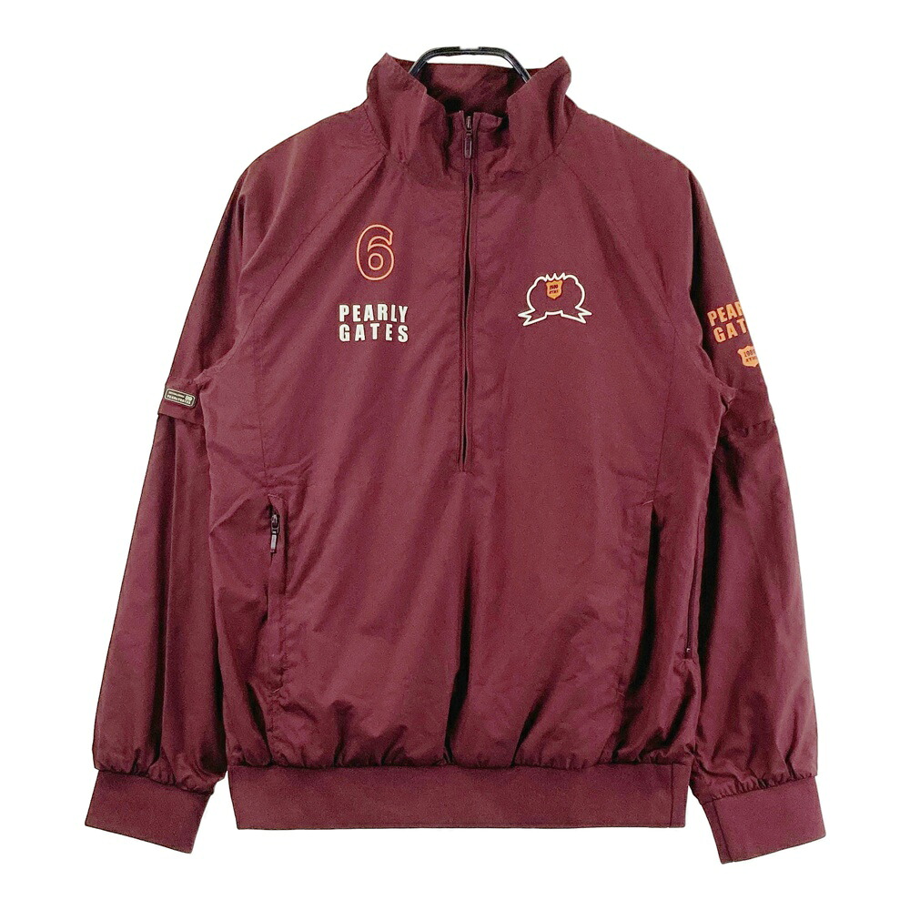 PEARLY GATES パーリーゲイツ 2WAY蓄熱スニードジャック レッド系 2 【中古】ゴルフウェア レディース