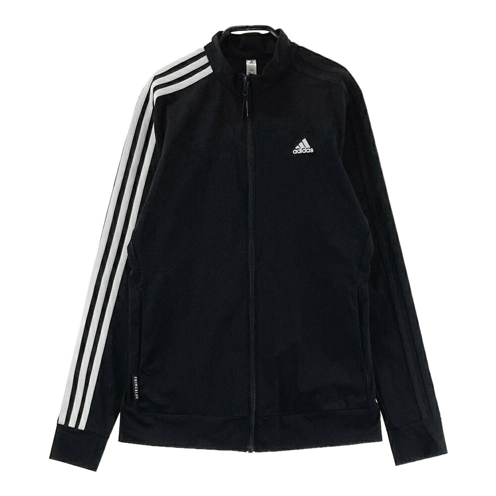 ADIDAS GOLF アディダスゴルフ ; ジップジャケット ブラック系 OT 【中古】ゴルフウェア レディース