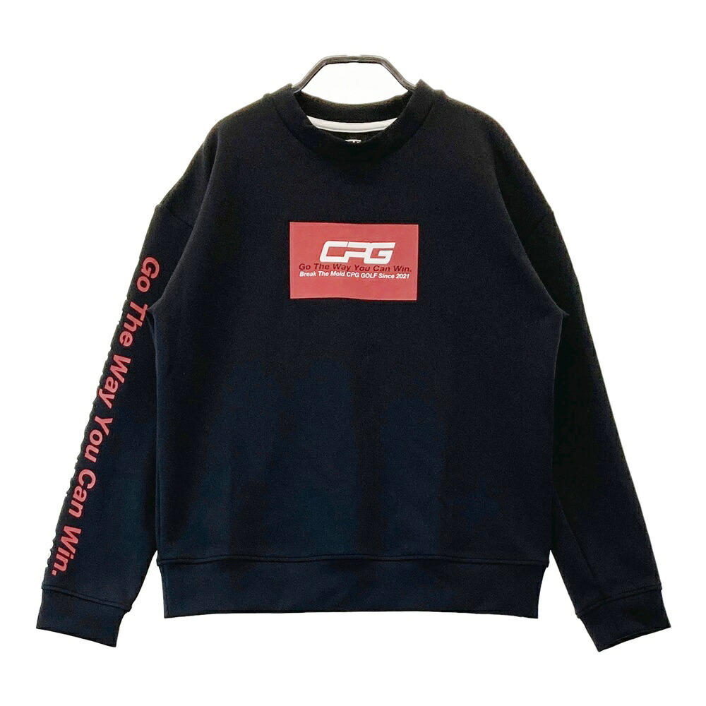 CPG GOLF シーピージーゴルフ 長袖Tシャツ ブラック系 S 【中古】ゴルフウェア レディース