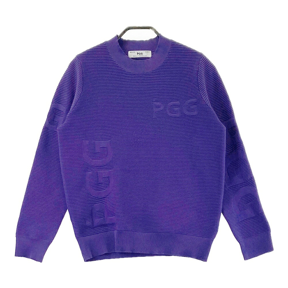 PGG PEARLY GATES パーリーゲイツ  編み物  パープル系 0 【中古】ゴルフ御召しもの レディース