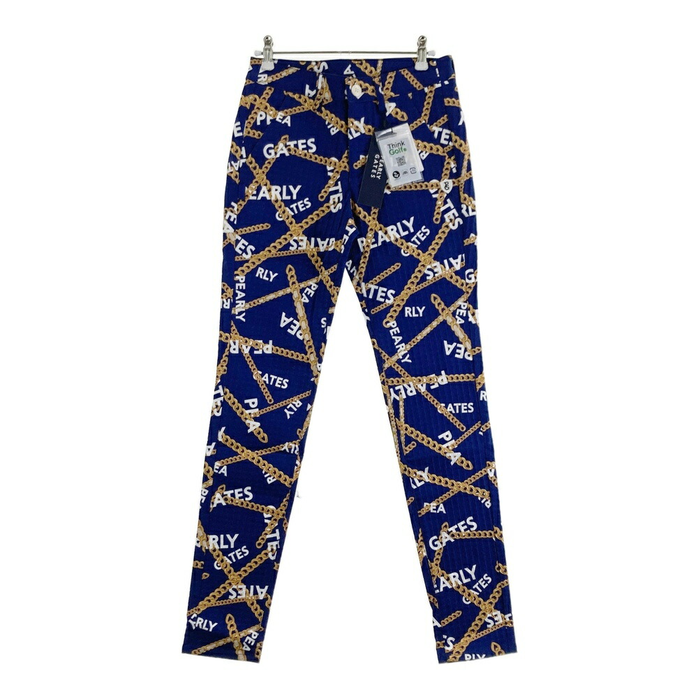 PEARLY GATES パーリーゲイツ 055-2231010 パンツ ブルー系 0 【中古】ゴルフウェア レディース
