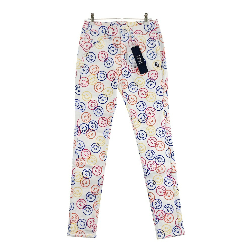 PEARLY GATES パーリーゲイツ 055-2131012 パンツ ホワイト系 0 【中古】ゴルフウェア レディース