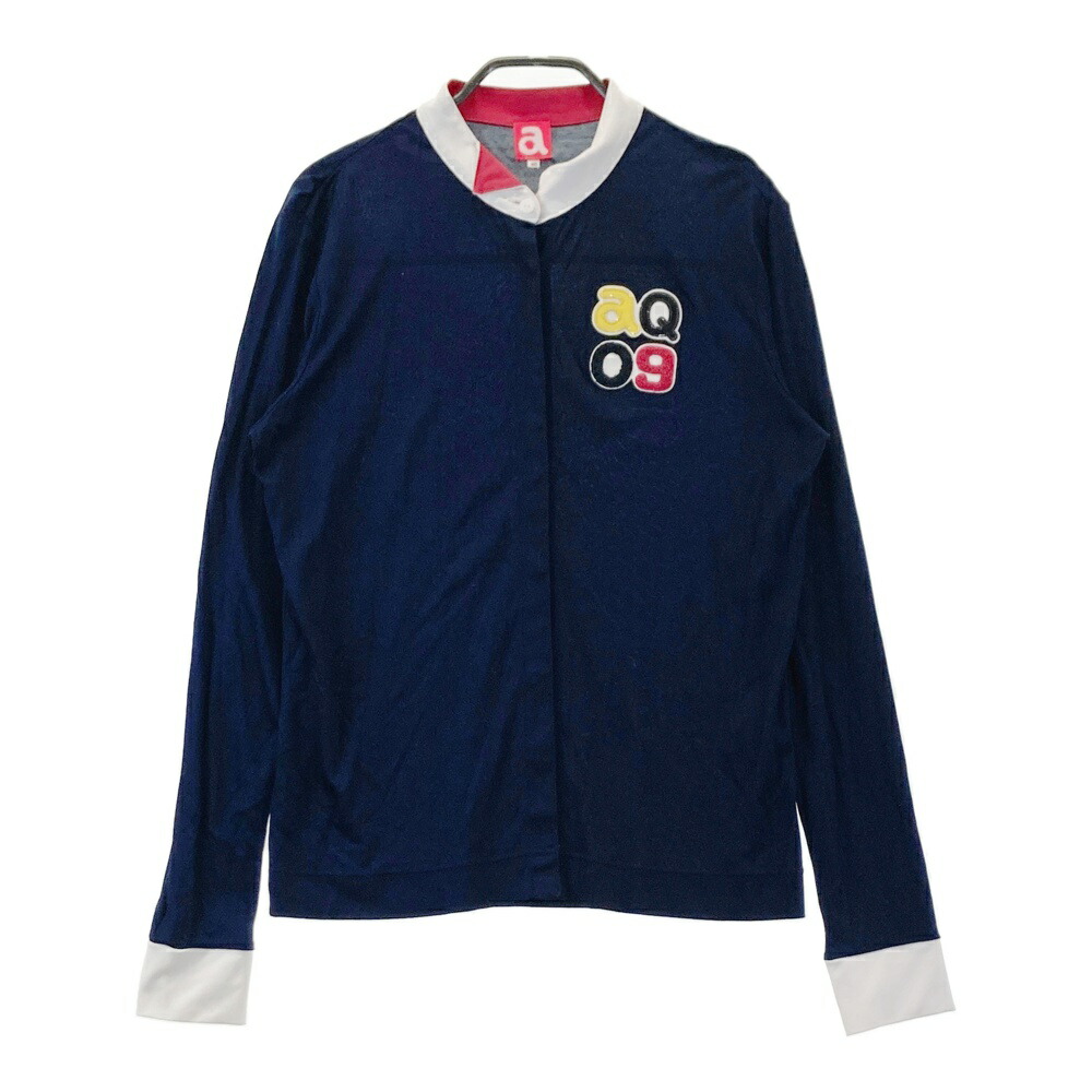 ARCHIVIO アルチビオ 長袖シャツ ネイビー系 40 【中古】ゴルフウェア レディース