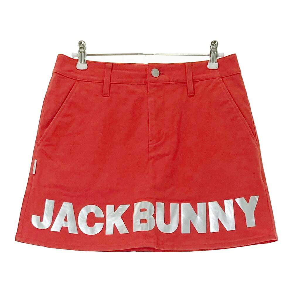 JACK BUNNY ジャックバニー 2022年 インナー付 スカート レッド系 1 【中古】ゴルフウェア レディース