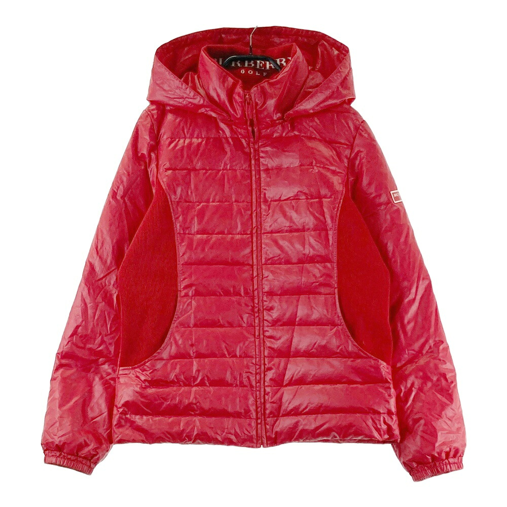 BURBERRY GOLF バーバリーゴルフ 2WAY ダウンジャケット ブラック系 M 【中古】ゴルフウェア レディース