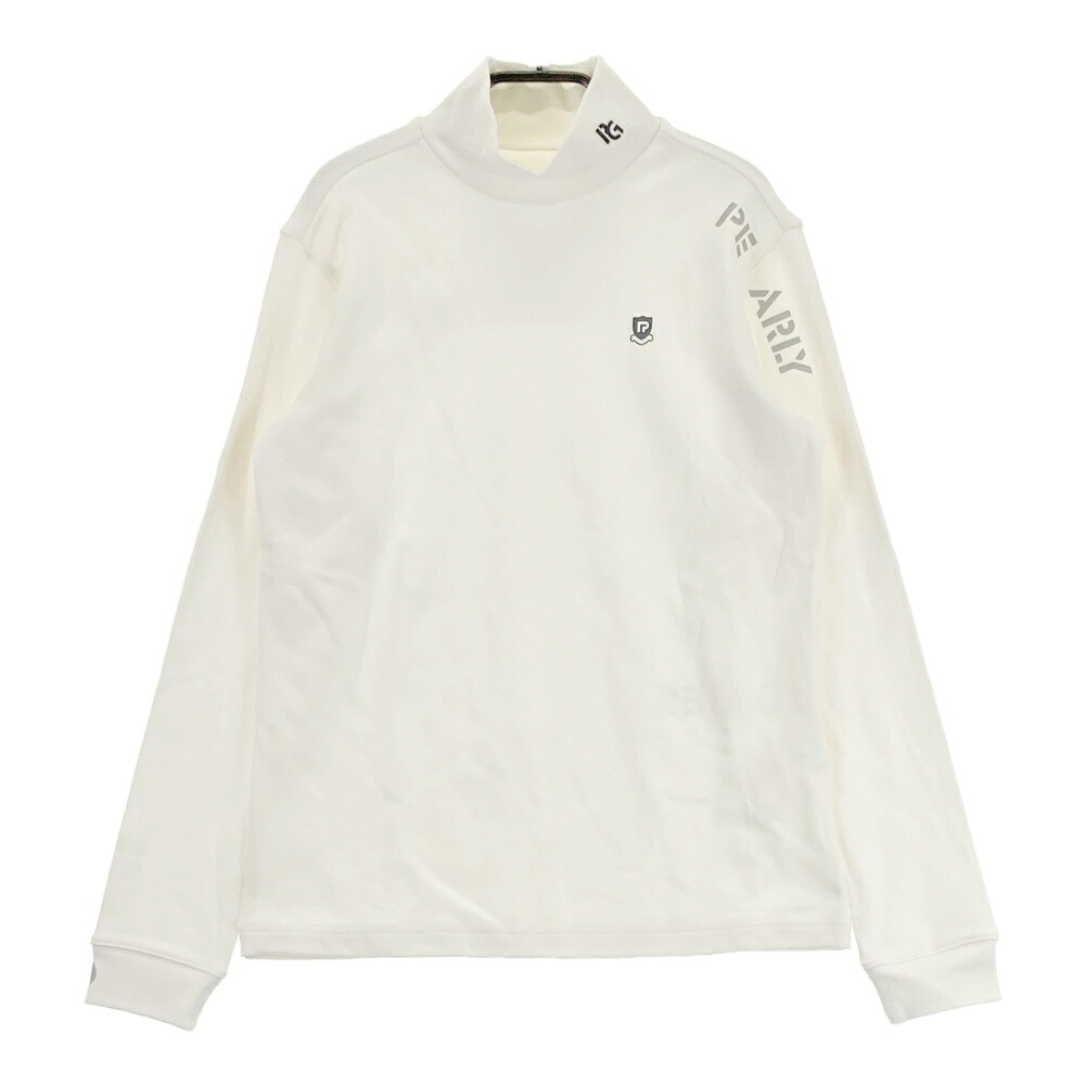 PEARLY GATES パーリーゲイツ 2025年 ハイネック 長袖Tシャツ 厚地 ホワイト系 1 【中古】ゴルフウェア レディース|中古ゴルフウェア通販STST