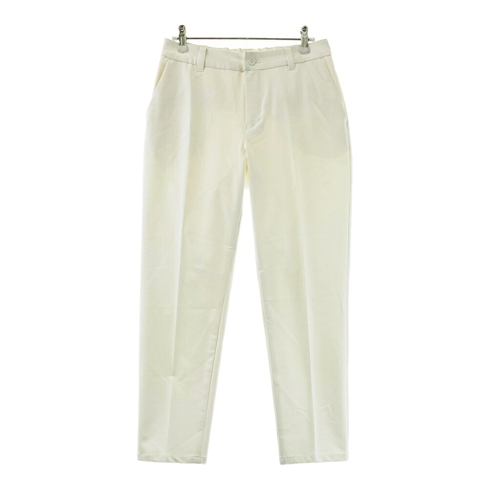 BEAMS GOLF ビームスゴルフ パンツ ホワイト系 L 【中古】ゴルフウェア レディース