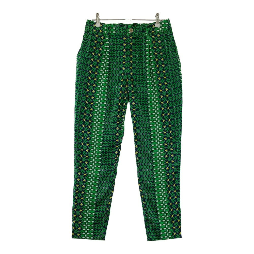 BEAMS GOLF ビームスゴルフ パンツ 総柄 グリーン系 M 【中古】ゴルフウェア レディース