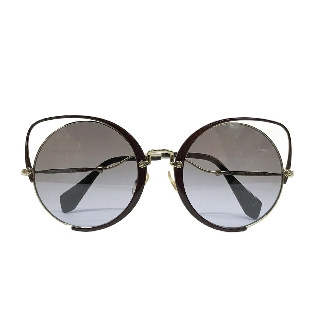 楽天市場】miumiu サングラス マニエール パール ビジュー サークル