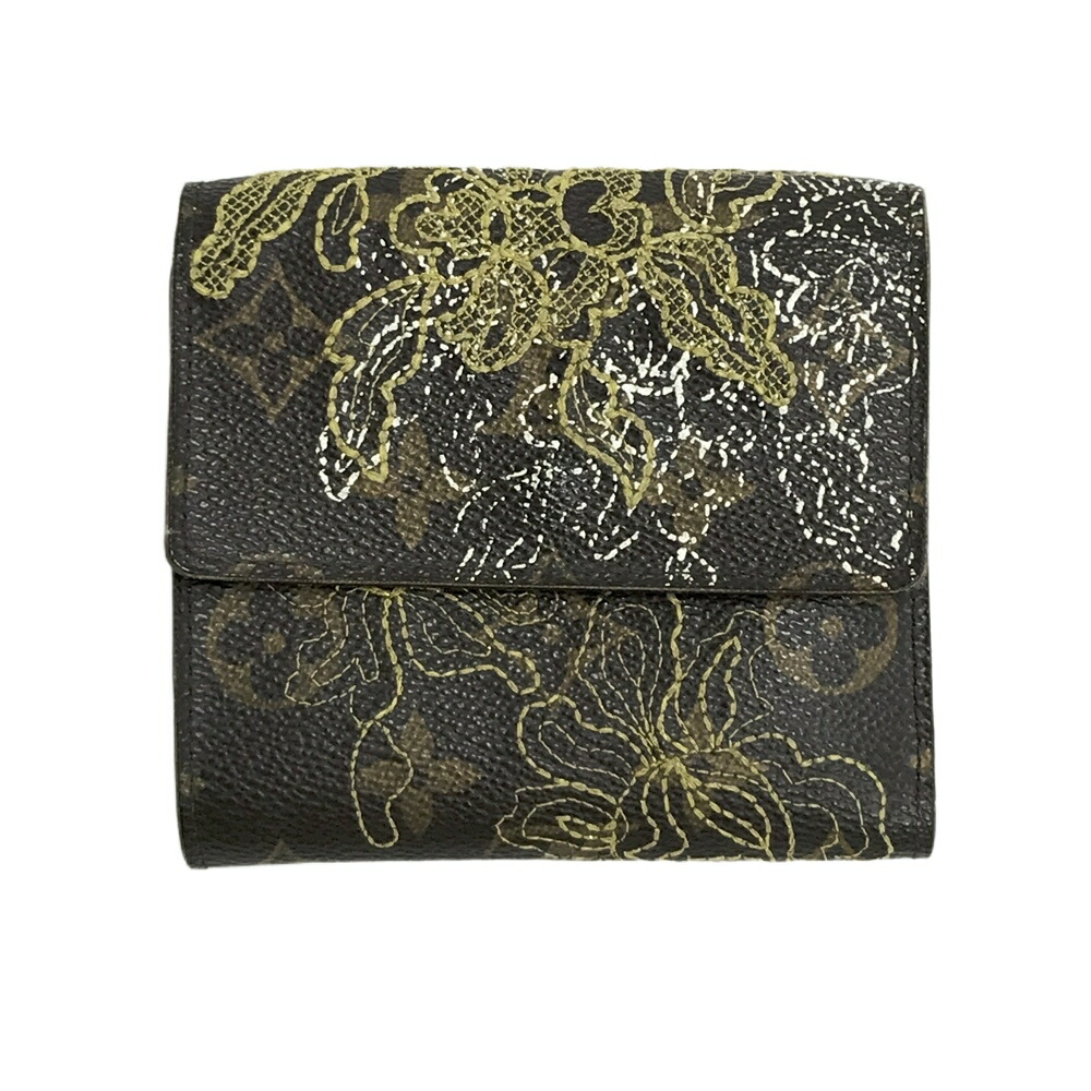 LOUIS VUITTON ルイ ヴィトン M95396/SP1007 ダンティエル ル ポルトフォイユ エリーズ 三つ折り財布 モノグラム ブラウン系 【中古】レディース
