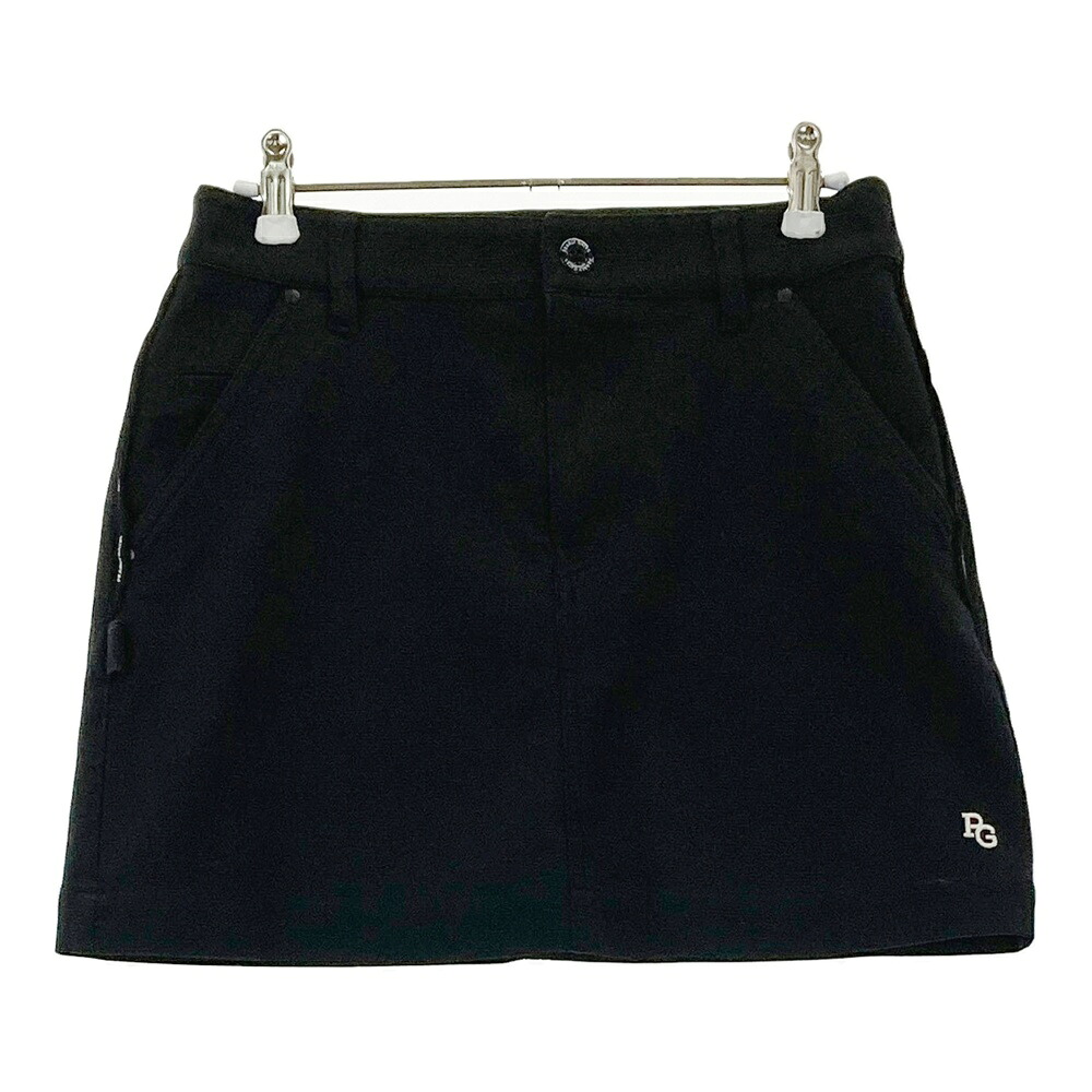 PEARLY GATES パーリーゲイツ スカート ブラック系 0 【中古】ゴルフウェア レディース