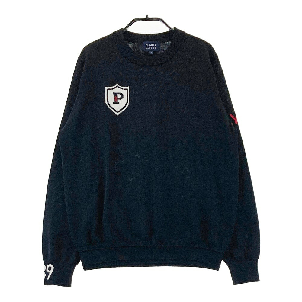 PEARLY GATES パーリーゲイツ  編み物スウェーター  米国海軍系 1 【中古】ゴルフ御召しもの レディース