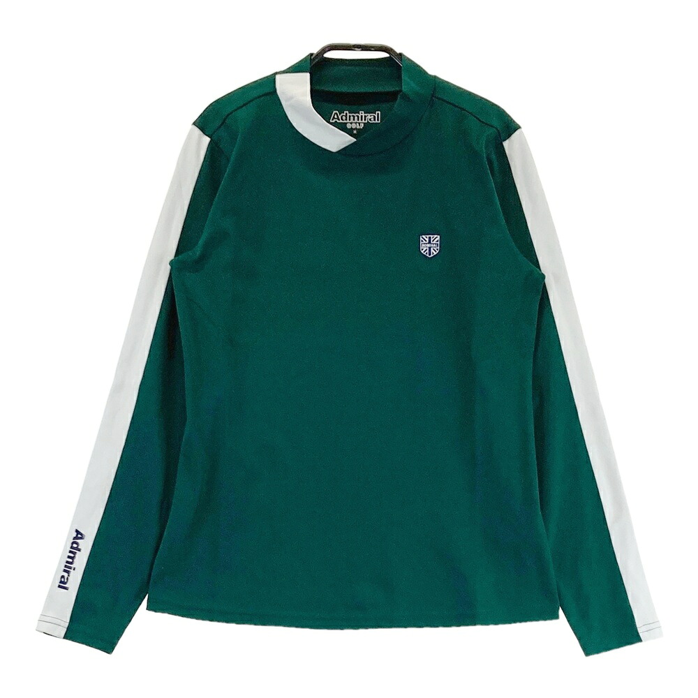 ADMIRAL アドミラル 2024年モデル モックネック 長袖Tシャツ グリーン系 M 【中古】ゴルフウェア レディース 4,277円