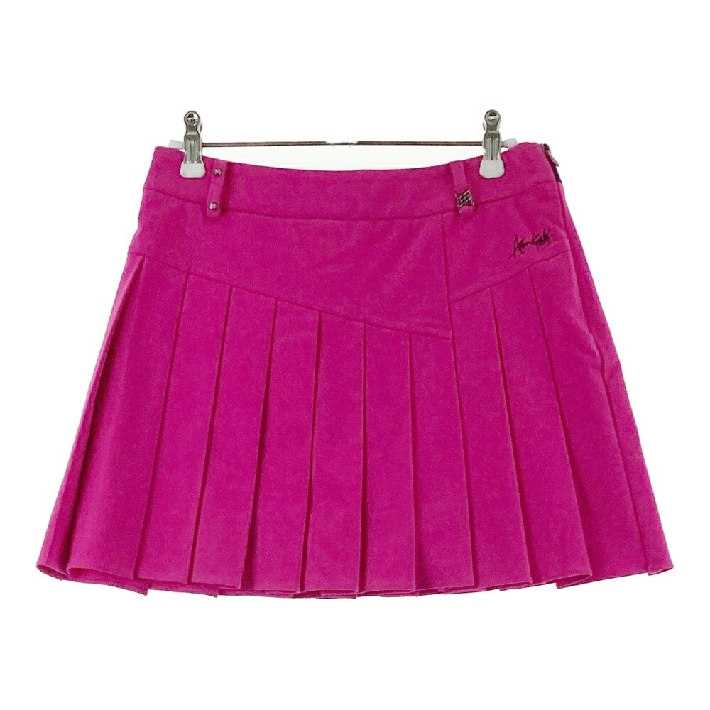 楽天市場】アニューゴルフ スカート レッド 裾プリーツ 内側インナー