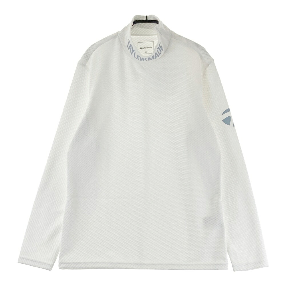 TAYLOR MADE テーラーメイド ハイネック 長袖Tシャツ ホワイト系 O 【中古】ゴルフウェア レディース