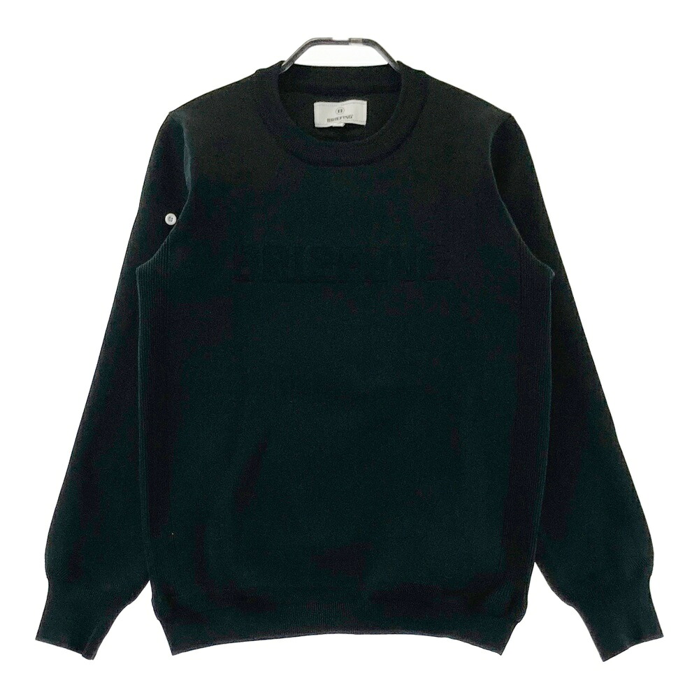BRIEFING GOLF ブリーフィング  長袖編み物スウェーター  黒いこと系 M 【中古】ゴルフ御召しもの レディース
