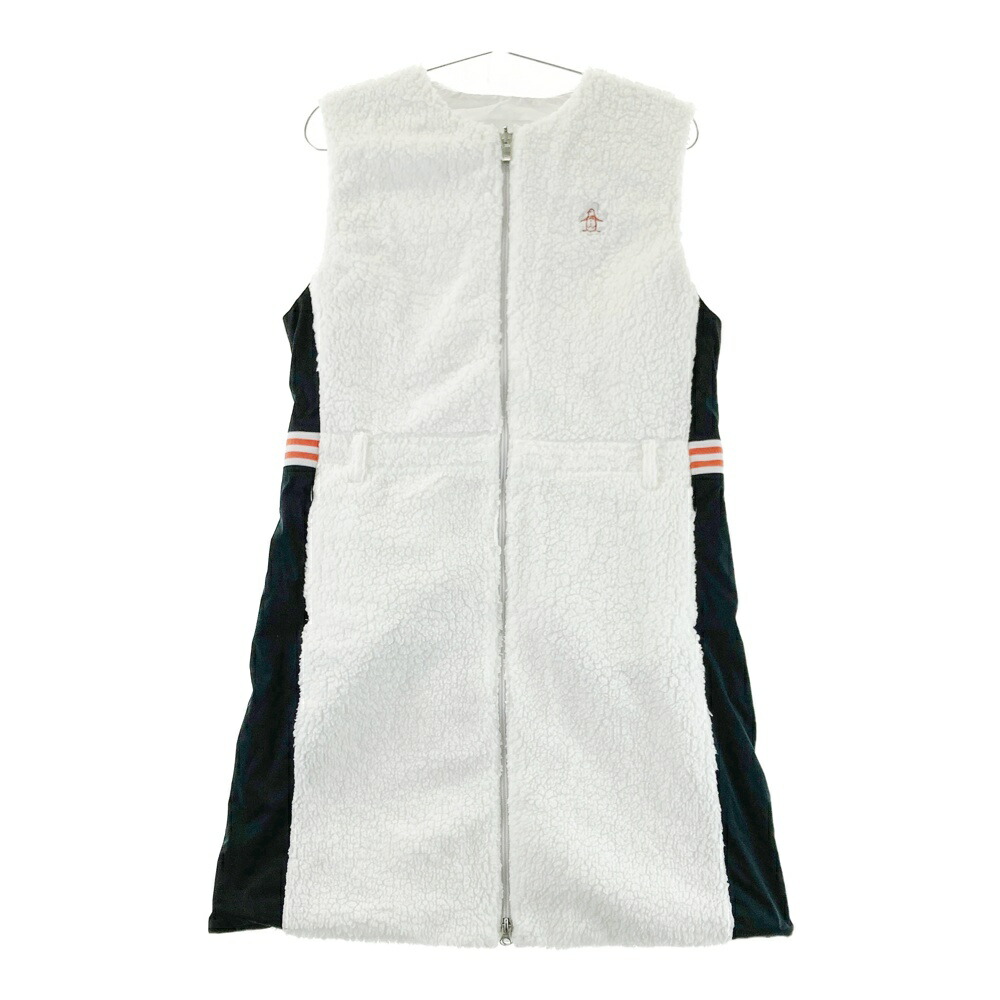 楽天市場】マンシングウェア ダウンワンピース 黒 ロゴワッペン