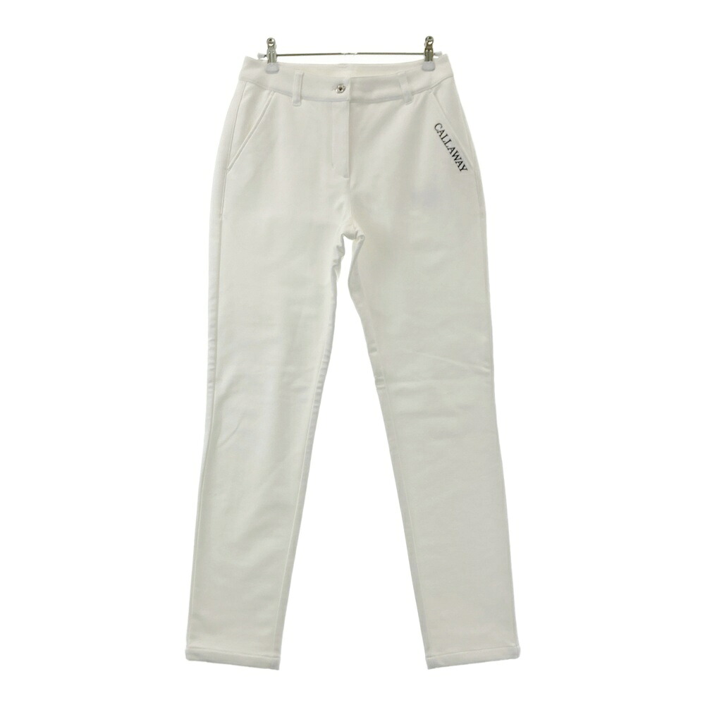 CALLAWAY キャロウェイ 2025年 裏起毛パンツ ホワイト系 S 【中古】ゴルフウェア レディース 4,818円
