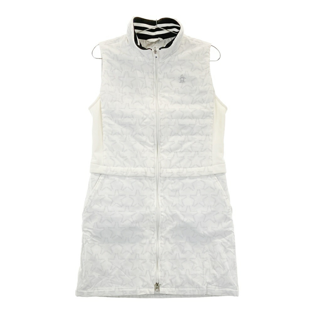 楽天市場】マンシングウェア ダウンワンピース 黒 ロゴワッペン