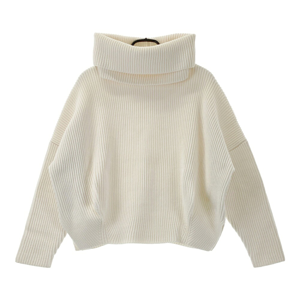 ADORE アドーア 531-4270125 フォルムドウールニット ホワイト系 38 【中古】レディース