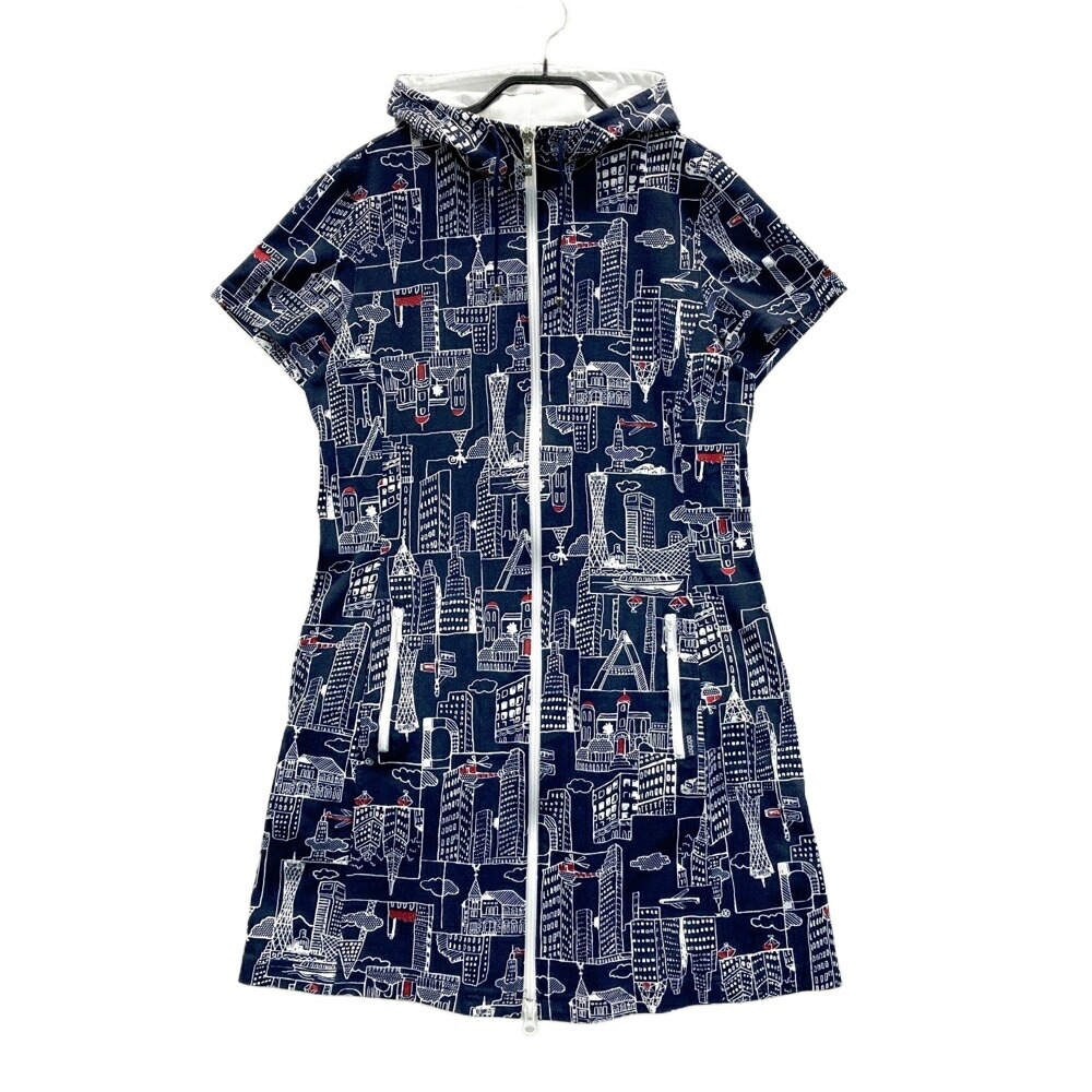 楽天市場】ADABAT アダバット フルジップ 長袖ワンピース 総柄