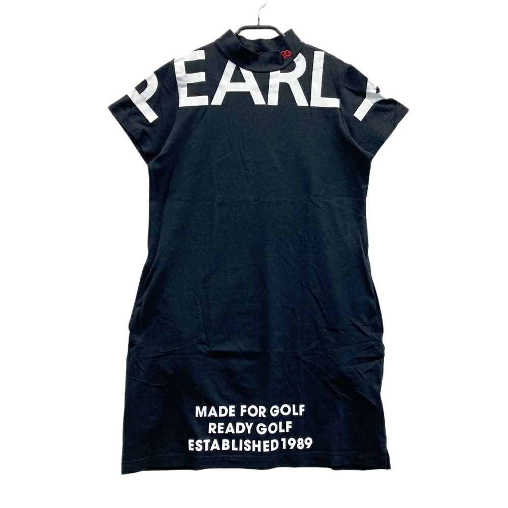 PEARLY GATES パーリーゲイツ 半袖ワンピース ブラック系 1 【中古】ゴルフウェア レディース