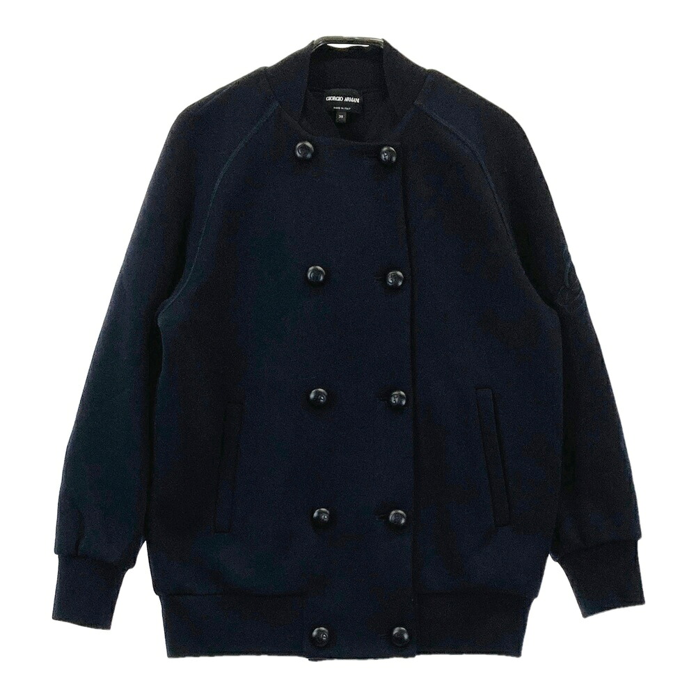 GIORGIO ARMANI ジョルジオ アルマーニ 2021 6KAB50 AJDFZ ナポレオン ジャケット ネイビー系 38 【中古】レディース