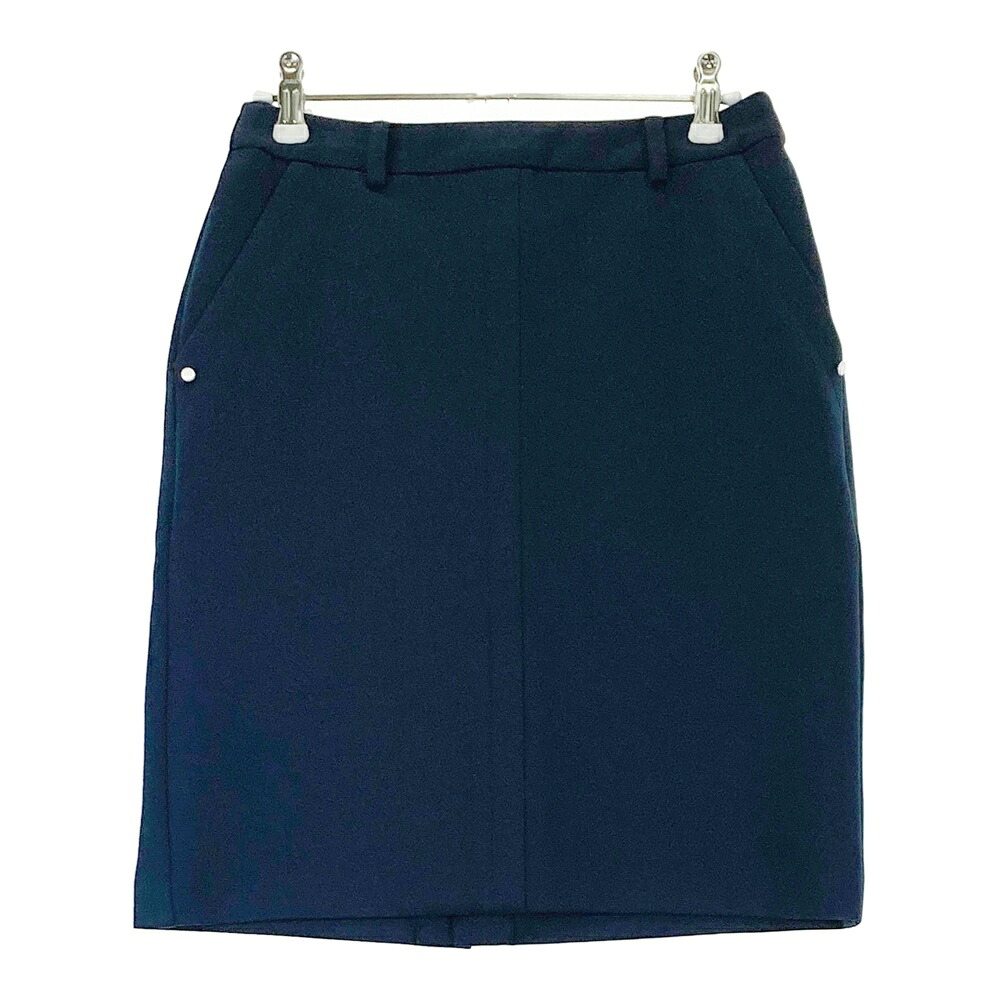 LANVIN SPORT ランバン スポール ストレッチスカート ネイビー系 36 【中古】ゴルフウェア レディース