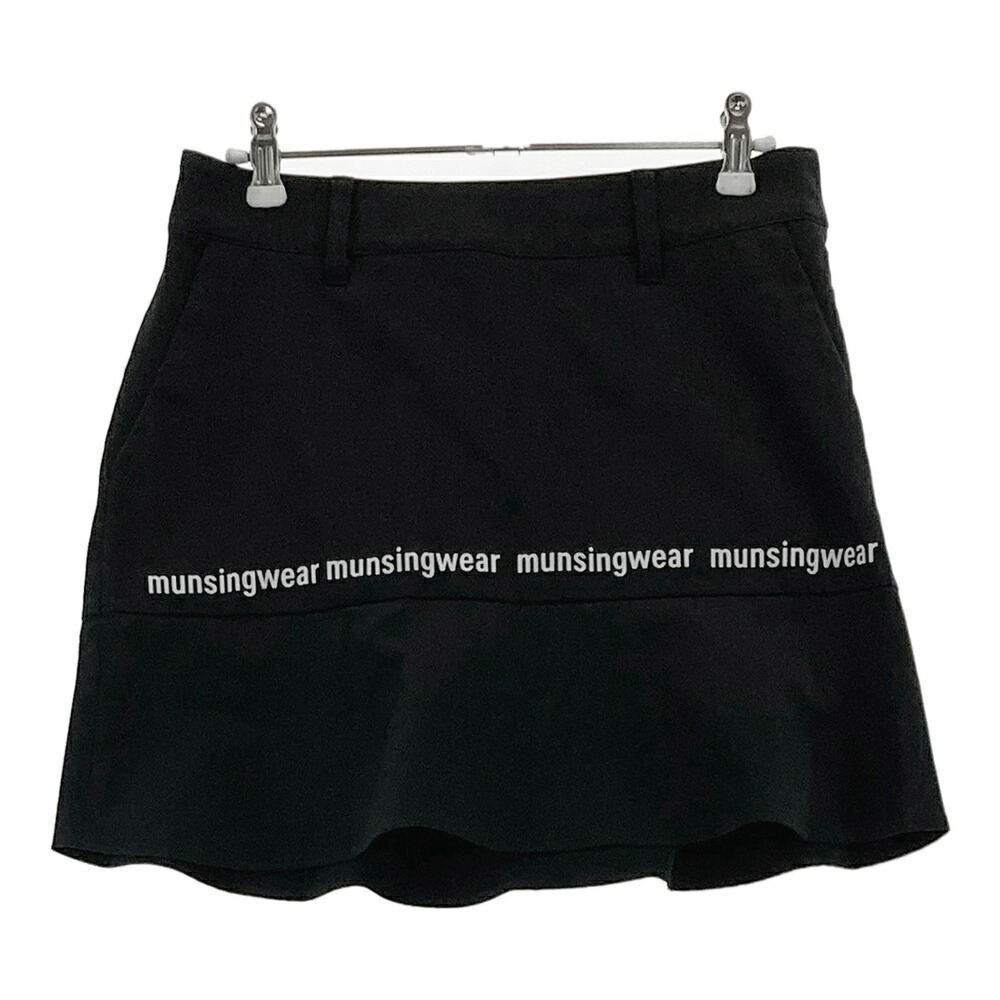 MUNSING WEAR マンシングウェア 2024年モデル インナー付スカート ブラック系 7 【中古】ゴルフウェア レディース