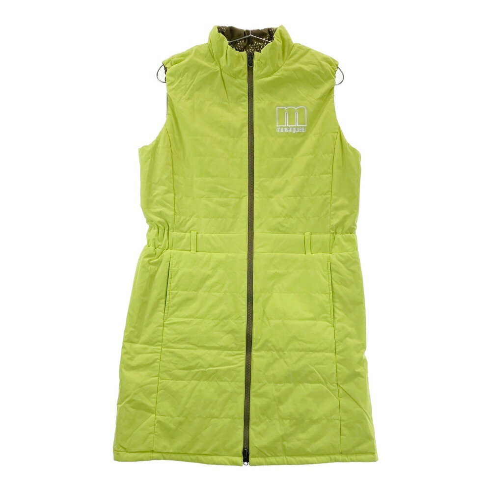 楽天市場】マンシングウェア ダウンワンピース 黒 ロゴワッペン