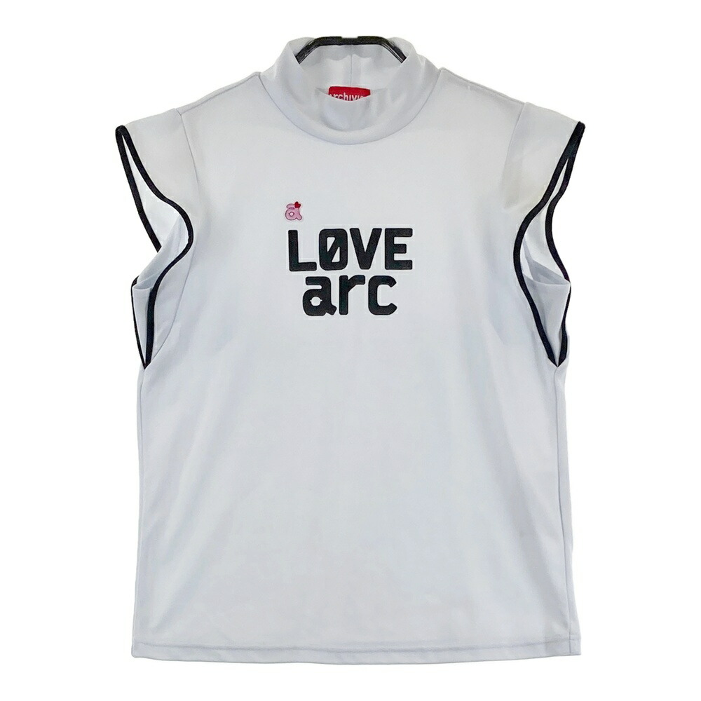 ARCHIVIO アルチビオ ハイネック 半袖Tシャツ グレー系 40 【中古】ゴルフウェア レディース