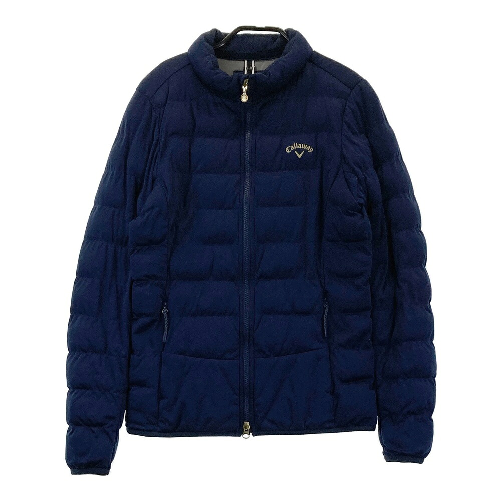 CALLAWAY キャロウェイ 中綿ジャケット ネイビー系 L 【中古】ゴルフウェア レディース
