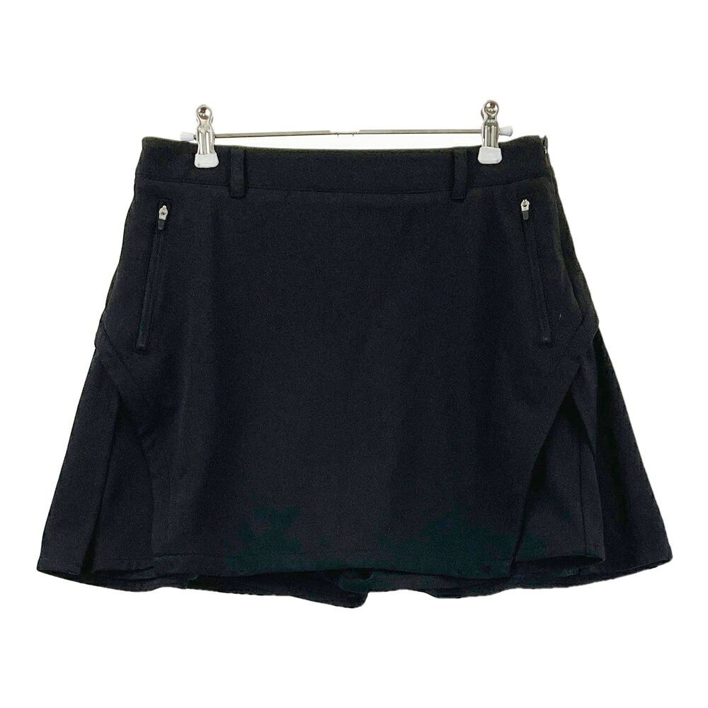 JUN&ROPE ジュン アンド ロペ インナー付スカート ブラック系 L 【中古】ゴルフウェア レディース